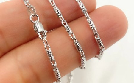 Shop 14k White Gold Chains & Jump Rings at Tresor