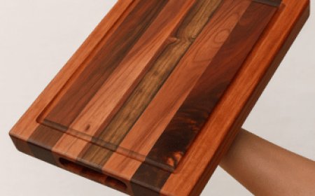 Wooden Chopping Board for Kitchen and Food Prep