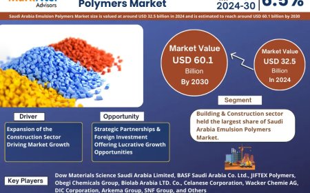 Leading Saudi Arabia Emulsion Polymers Market Companies: Trends, Key Players & Outlook 2024