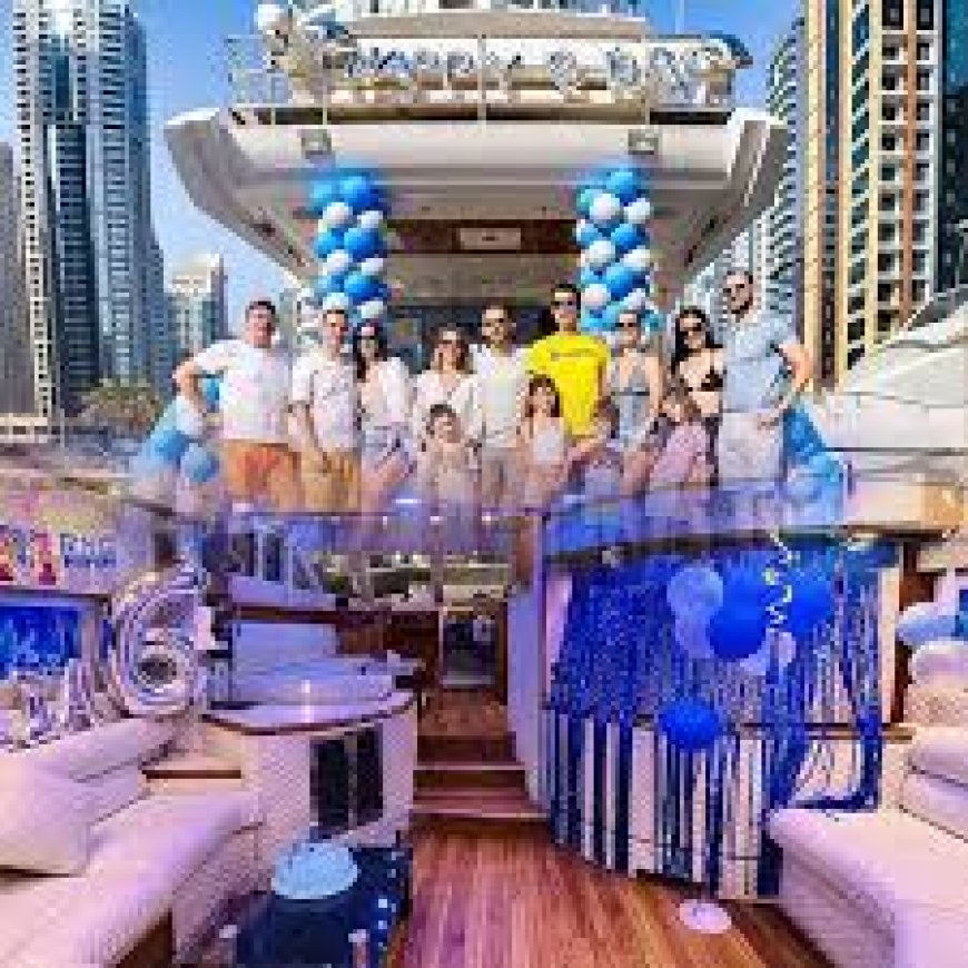 Yacht Birth day Party in Dubai