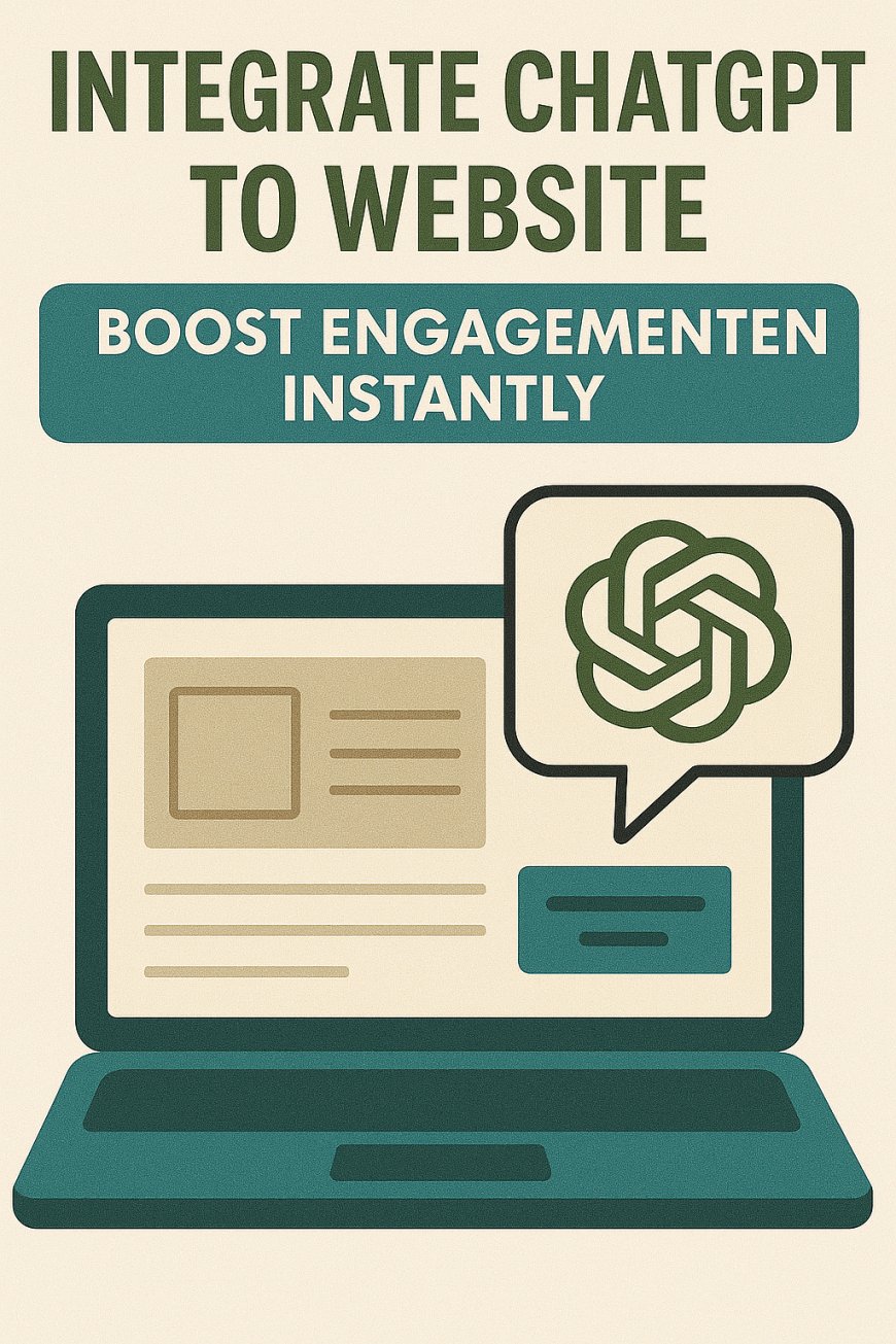 Integrate ChatGPT to Website: Boost Engagement Instantly